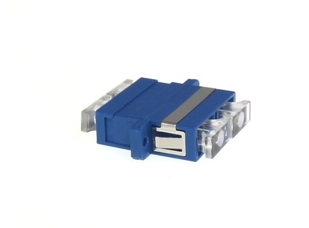 ECS Fiber Adapter SM Duplex SC Blå 2 x SC