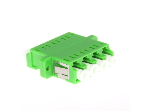 ECS Fiberadapter LC/APC Quad SM Grønn 4 x LC 