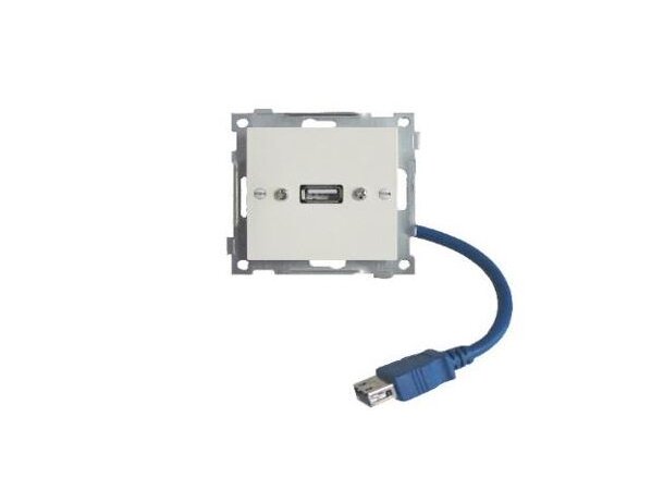ELKO Senterplate USB 3.0 10cm kabel 1 x USB 3.0 
