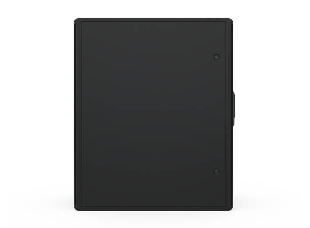 Enoc F1 golvskåp 800x1000x1200 svart 24HE Glasdörr 