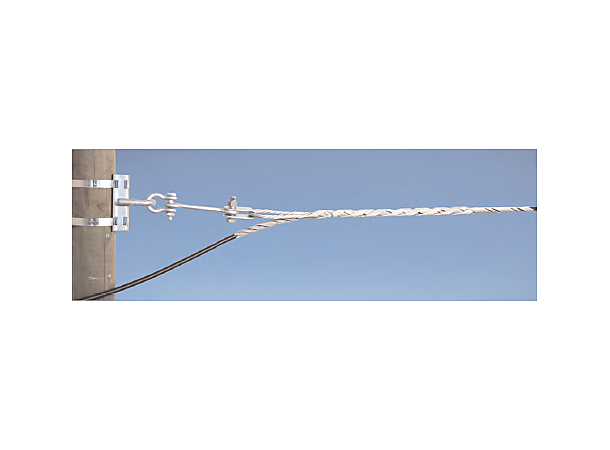 Fiber ADSS forlenger endefeste Galvanisert stål 40 kN 12 mm SM-CI