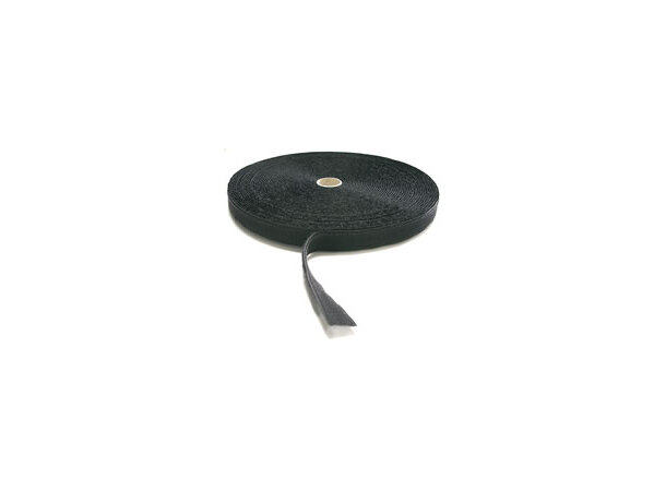 Kardborreband 20mm rulle svart 25m/rulle 