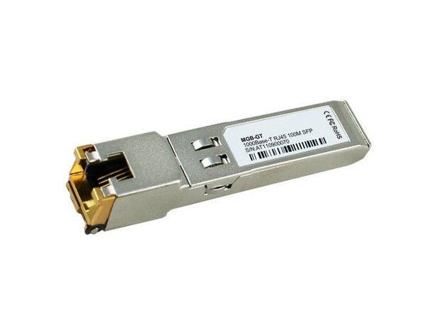 Planet SFP 1GbE 100m RJ-45 Auto-negotiation, Auto-MDI/MDI-X, 0-60C 