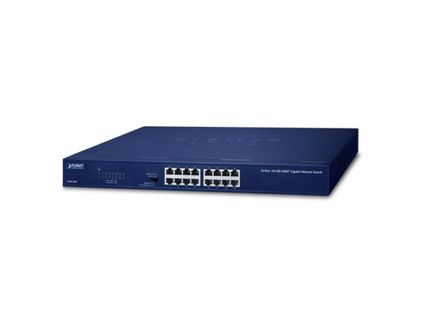 Switch LAN 16p Gigabit Unmanaged Planet 16p 10/100/1000-T 