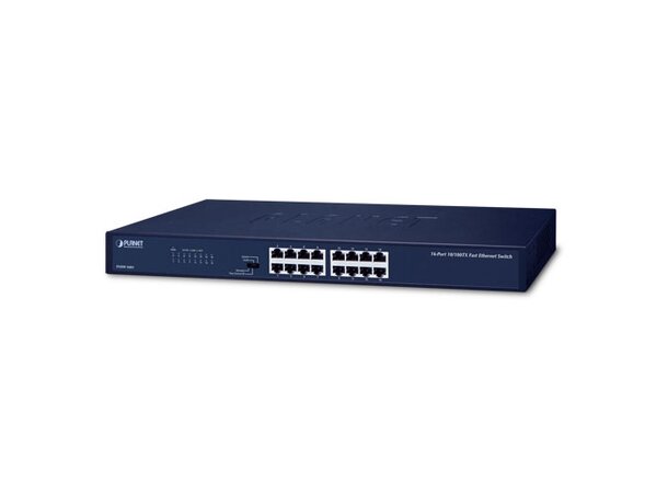 Switch LAN 16p Unmanaged Planet 16p 10/100 Power Saving 