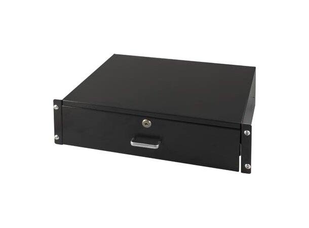 Toten 19" skuff låsbar 2U B-480 x D360 X H-88 