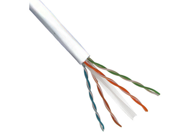 ECS Installasjons kabel U/UTP Cat.6 305m 305m Kartong - Halogenfri 