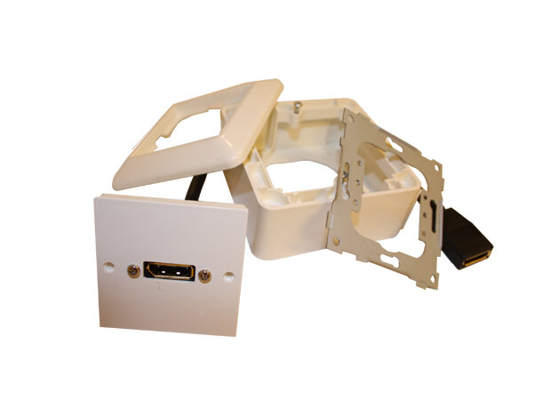ELKO Vegguttak Påvegg Displayp Komplett 1 x Displayport 