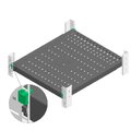 Enoc Fasthylle svart 50kg F1/S1 B-495 x H-22 x D-370/600 mm