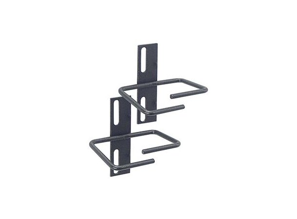 Enoc Kabelbygel vinklad 2HE svart 86x60x88 (2st i fp) 