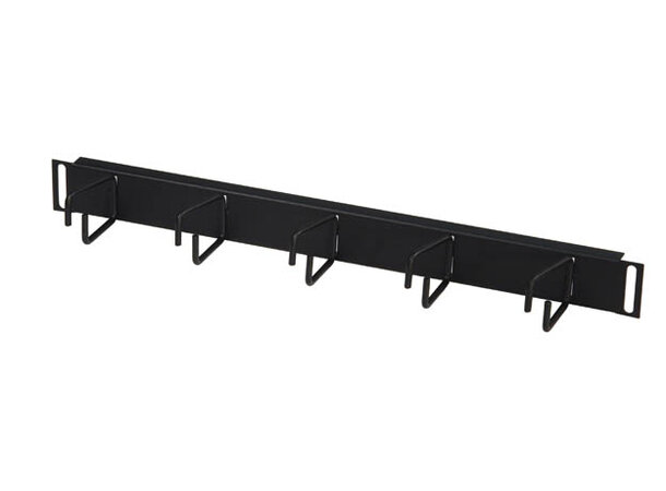 Enoc Kabelguide 19" 1U 5 Bøyler Sort 