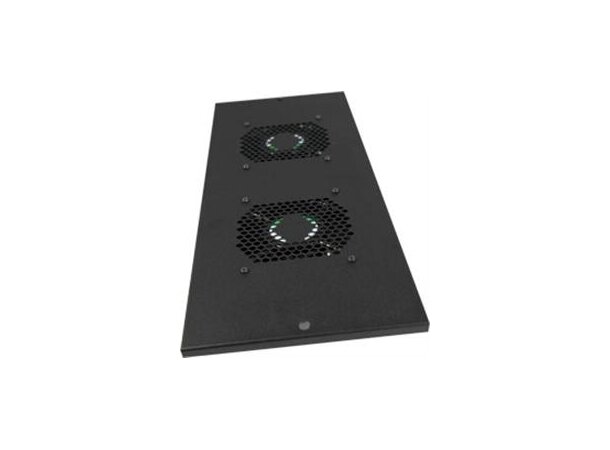 Enoc Viftepakke  Master for F3-skap 2 stk vifter m/termostat ( Sort ) 