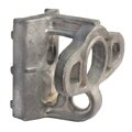 Fiber stolpebrakett universal CASHT Ende- mellomfester, Aluminium