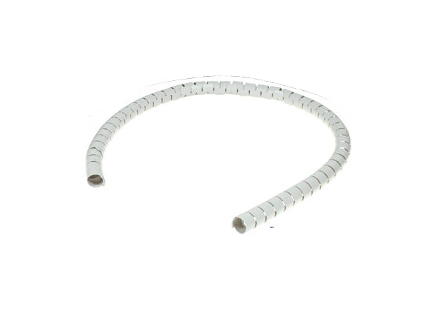 Kabeloppsamler spiral  25mm 20m Hvit Richco (Tilh.verktøy varenr. KUV25) 