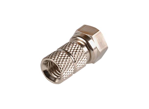 Konnektor F han Twist-ON F59 5,7mm. Ø innvendig 5,7 mm. Til F59 koaks 