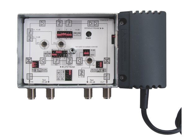 Triax forsterker GHV 930 5-65/85-1006MHz TP inn/ut, konfigurerbar All-on-board 