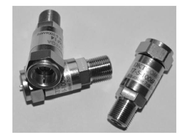 DKT kabel equalizer 05 dB, 5-1218MHz Type T5-5-1218F14, F hun-F han 