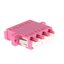 ECS Fiber Adapter MM Quad LC OM4 Violett 4 x LC