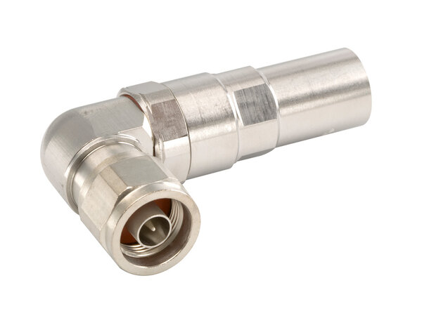 Konnektor 50 Ohm N han vinkel L4NR-PS Til Heliax kabel. 1/2" LDF4-50A typer 