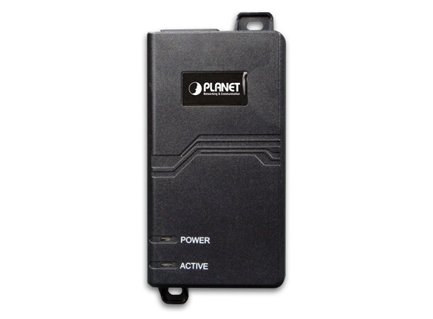 PoE Injector 30W/53V 802.3at Planet 1-port Gigabit, internt power 