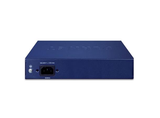 Switch PoE+ 8-Port Unmanaged Planet 8p 10/100/1000T 802.3at PoE + 2p TP