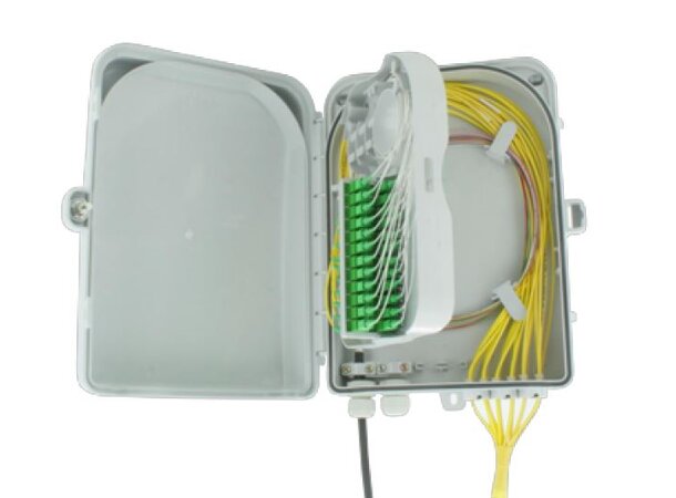 Veggboks fiber 24 SCPC W31 IP65 24 SC simplex adapterplasser -skjøter 