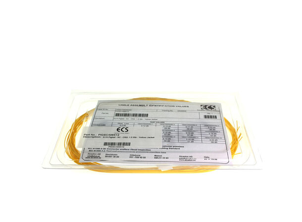 ECS Fiber Pigtail OS2 9/125 LC 1,5m 12 Pack 