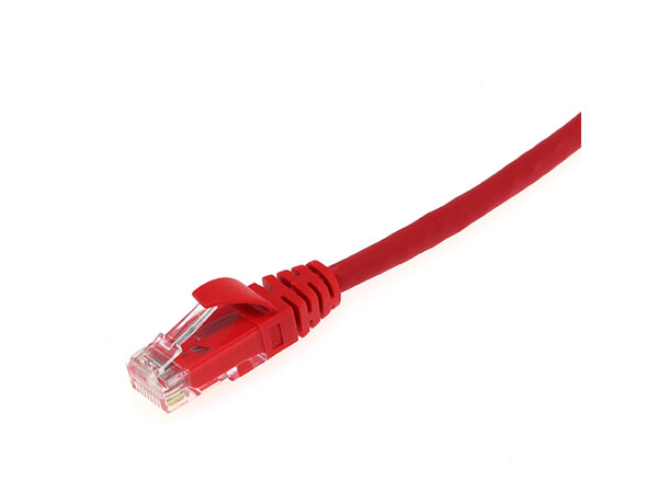 ECS patch C6 UTP röd 10,0m LZH 