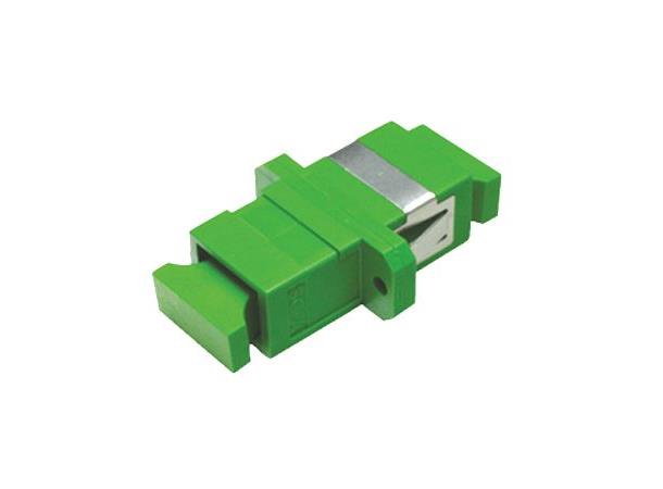 Fiber Adapter SM Simplex SCA SC/APC Adapter, grønn
