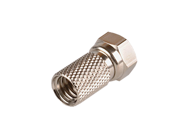 Konnektor F han Twist-ON F6 6,8mm. Ø innvendig 6,8 mm. Til F6 koaks 
