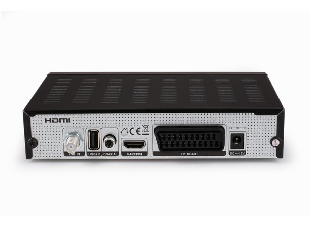 Mottaker DVB-S/S2 Opticum AX300 VFD FTA, Scart+HDMI utgang 