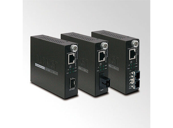 Planet Media Converter 10/100/1000 - LX Web Smart1000B LX SM SC 10km 