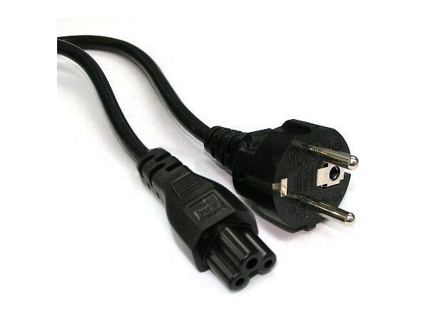 Powerkabel til laptop "mikke mus" 1,0m Alcadon: 220V 