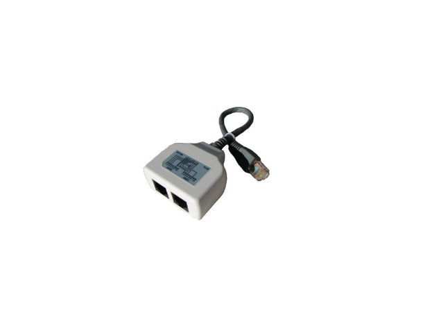 Splittadapter RJ45 T-Ledd Tele split RJ45 T-Ledd han-2 x hun, brukes parvis 