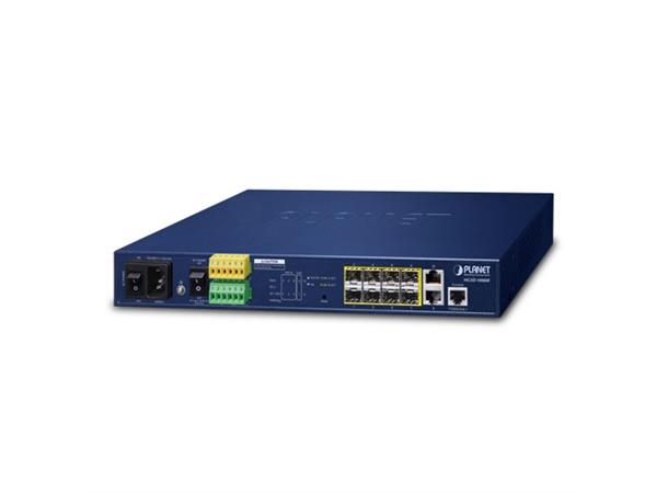 Switch LAN 8p Layer2+ Managed Planet Metro 6x100/1000X SFP + 2x 1G/2.5 SFP