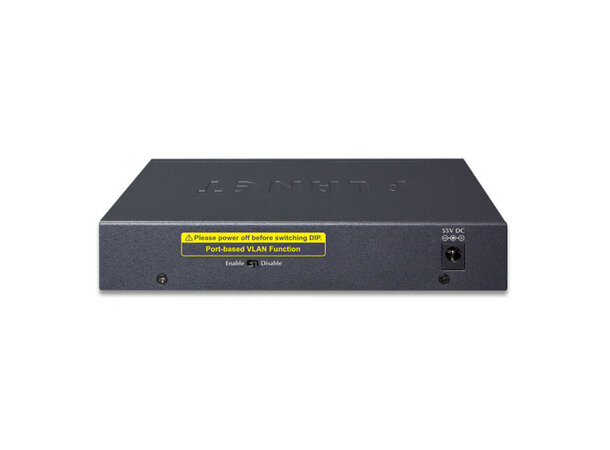 Switch PoE+ 4-Port Unmanaged Planet 4p PoE 802.3at + 2p 10-1000-T Desktop 