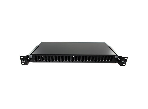TUS fiberbox 24xSCD inkl front utdragbar obestyckad exkl. skarvstycken/adaptrar 