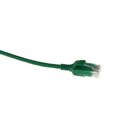 ECS Slim patch C6 U/UTP Gr&#248;nn 10,0m AWG28 LSZH Uskjermet