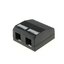 ECS Uttaksboks 2 port keystone antracit Lev. uten keystone - Tilpasset AL og TL