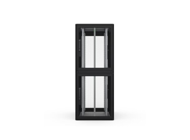 Enoc Serverskap 2-delt S1 C2 81022-S B-800xD-1000xH-2200mm Svart Låsbart 