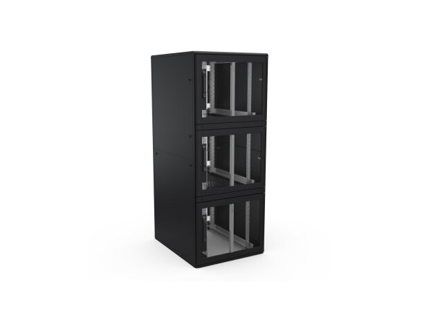 Enoc Serverskap 3-delt S1 C3 81220-S B-800xD-1200xH-2000mm Svart Låsbart 
