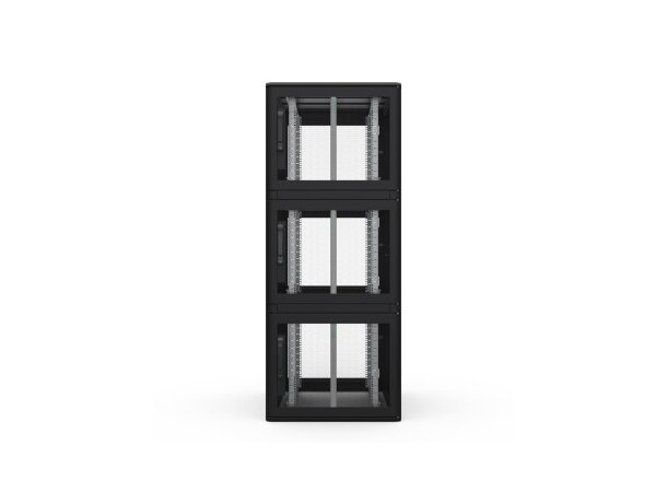 Enoc Serverskap 3-delt S1 C3 81220-S B-800xD-1200xH-2000mm Svart Låsbart 