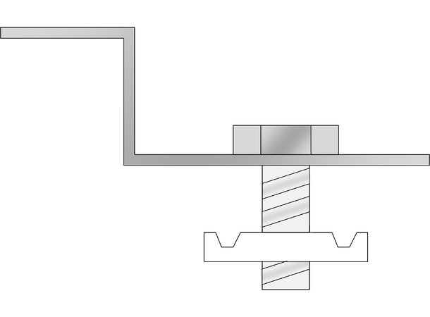 Fiberkanal 000, universalklemme (10stk) 