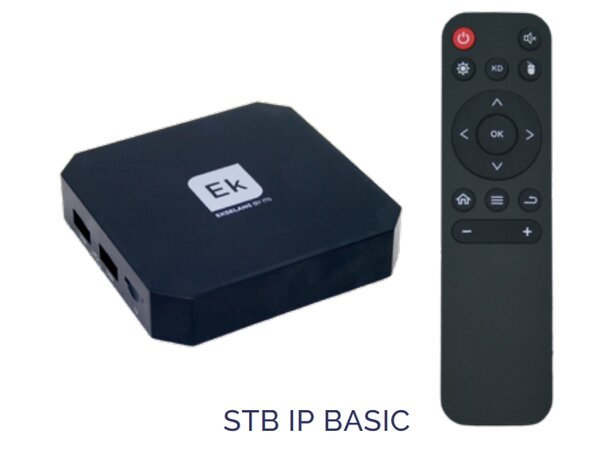 IPTV Set-top boks EK 4K for bruk med EK for hotel-TV system 