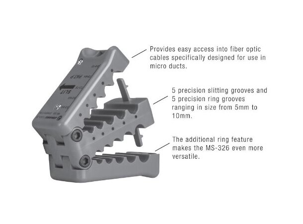 Jonard Spalte- og ringverktøy Passer for kabler 5 mm-10 mm 