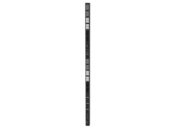POW PDU, 400V 32A Vertikal, 18 uttak 22,1kW B:60 D:72 H:1860mm 
