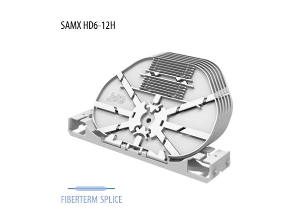 Skjøtekassett modul SAMX-HD6-12H Kassett med 6x12 skjøter, varmkrymp