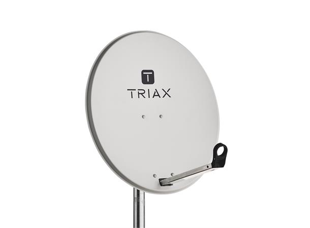 Triax parabolantenne TDS 65 66x60cm, offset, RAL7035 grå