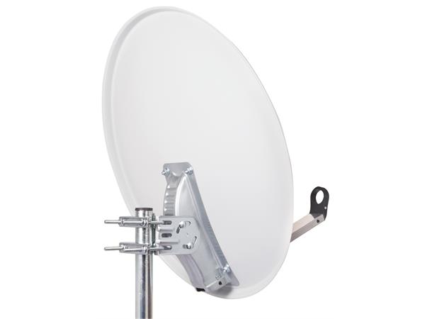 Triax parabolantenne TDS 65 66x60cm, offset, RAL7035 grå