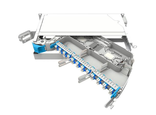 COMMSCOPE MFPS Fiberpanel 24 LC/UPC C-grad, åpning venstre